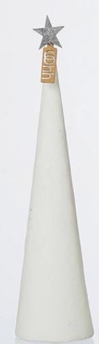 Juletræ Cement cone hvid højde 30 cm fra Lübec Living OOhh - Tinashjem 